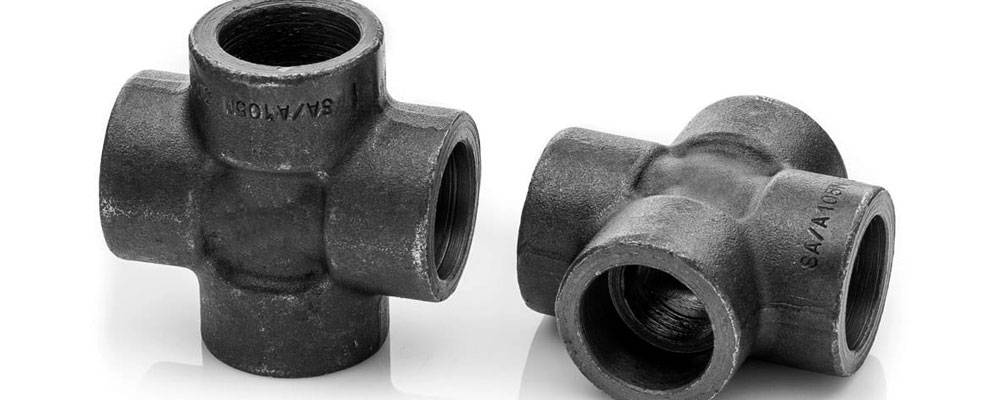 Carbon Steel Socket weld Equal Cross
