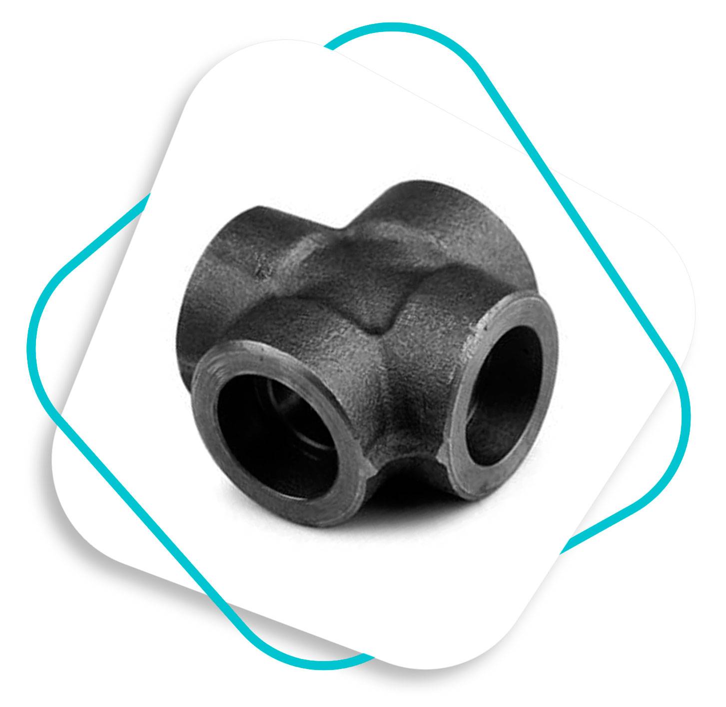 A/SA105N Forged Carbon Steel Socket weld Equal Cross